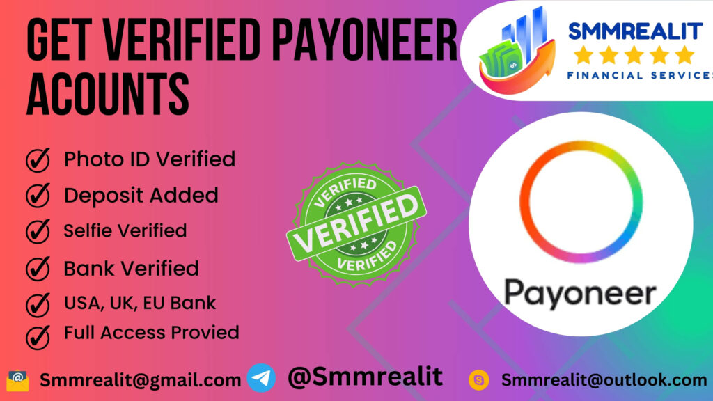 Buy Payoneer accounts